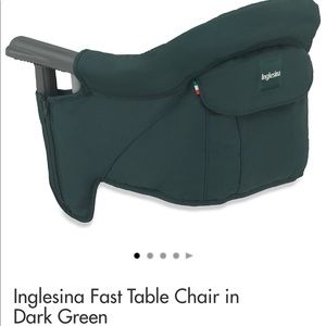 Inglesina Fast Table Chair in Dark Green